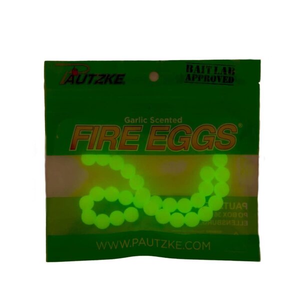 Pautzke Bait Co. Fire Eggs Glow 30/pkg