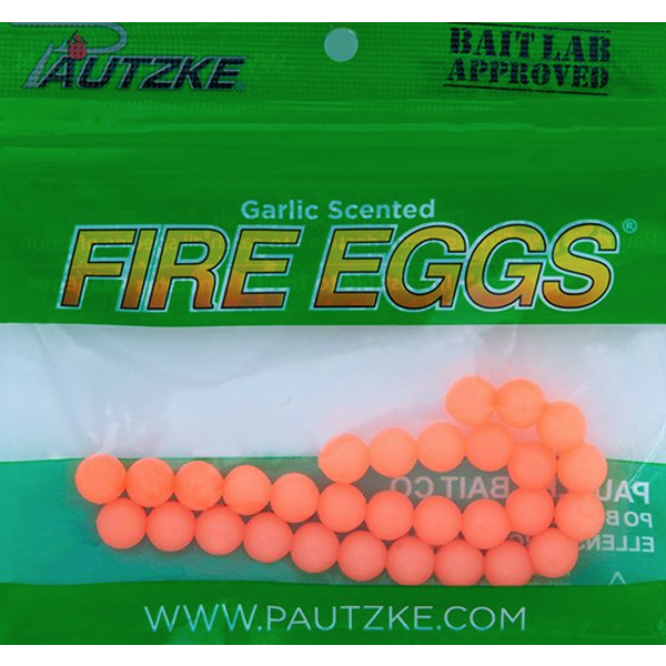 Pautzke Bait Co. Fire Eggs Peach 30/pkg