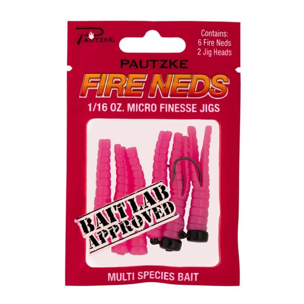 Pautzke Bait Co. Fire Neds 1/16oz Micro Finesse Jigs
