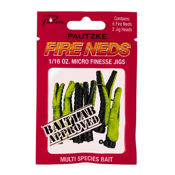 Pautzke Bait Co. Fire Neds 1/16oz Micro Finesse Jigs