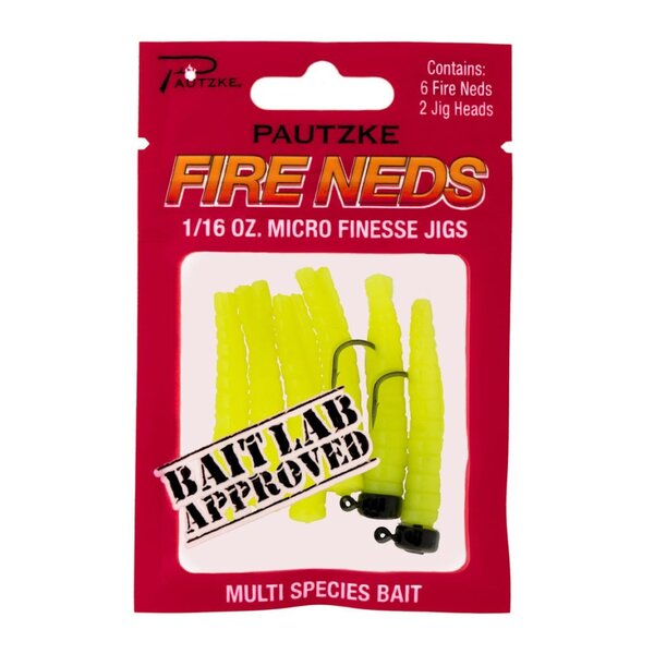 Pautzke Bait Co. Fire Neds 1/16oz Micro Finesse Jigs