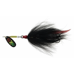 Mepps Musky Killer Tandem Black Fury Dressed Firetiger Dot Black Tail 1-1/3oz