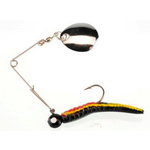 Johnson Beetle Spin 1/4oz Black Yellow Stripe Red Belly