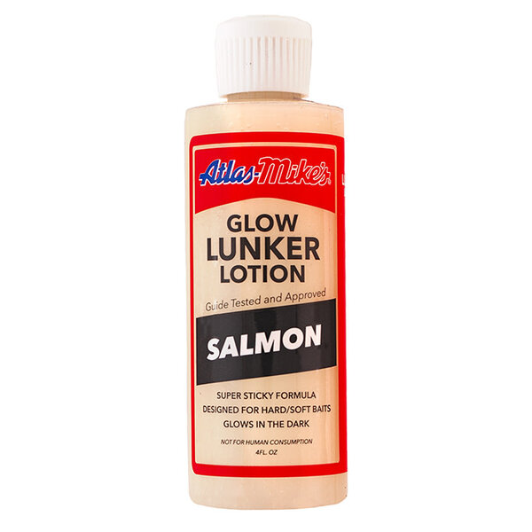 Atlas Mike's Glow Lunker Lotion Salmon 4oz