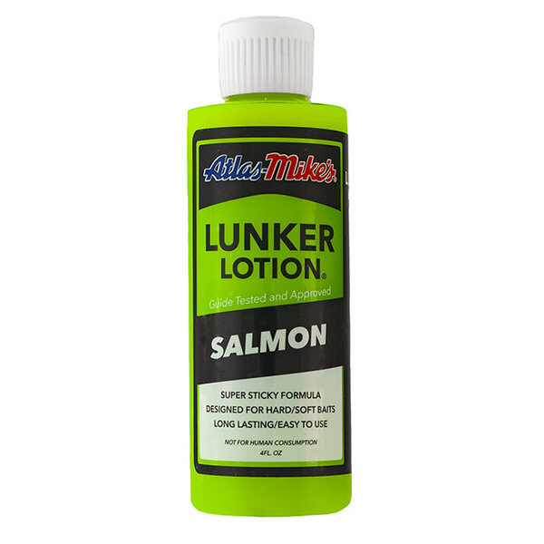 Atlas-Mike's Lunker Lotion Salmon 4oz. Bottle