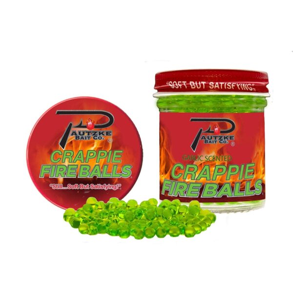 Pautzke Bait Co. Crappie FireBalls Chartreuse Garlic