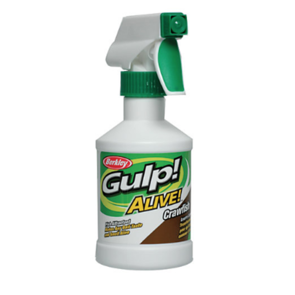 Gulp Alive Crawfish Attractant Spray 8oz Bottle.