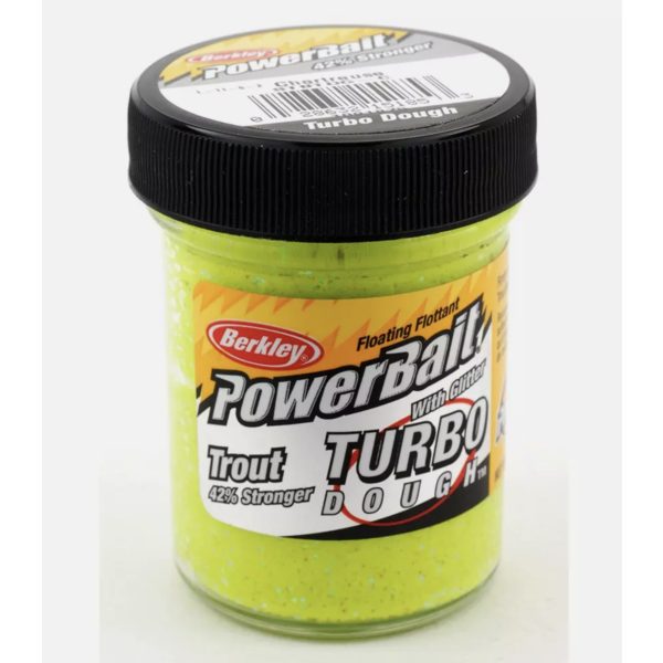 PowerBait Glitter Turbo Dough Chartreuse 1.75oz