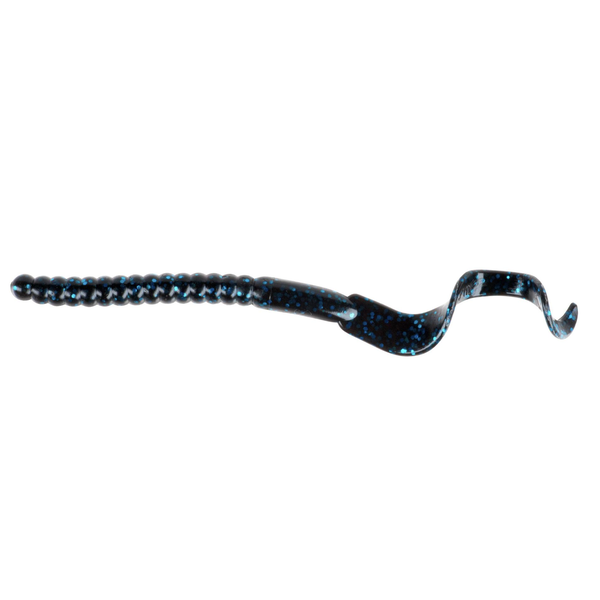 PowerBait Power Worm 7" Black Blue Fleck 13-pk