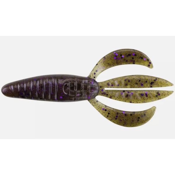 PowerBait Pit Boss 4" Green Pumpkin Purple Flake 8-pk
