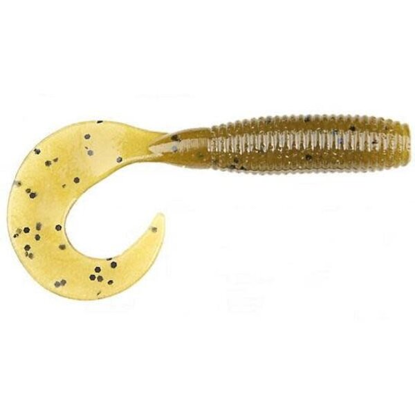 Yamamoto Single Tail Grub 4" Green Pumpkin 20-pk