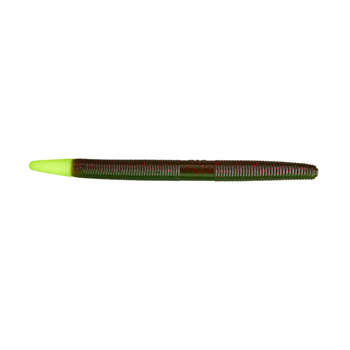Yamamoto 5" Senko Green Pumpkin Watermelon Red Chartreuse Tip
