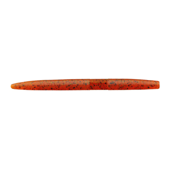 Yamamoto 5" Senko Pumpkin w/Blk Grn Flake 10-pk