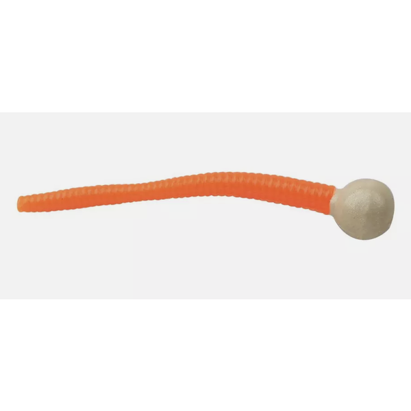 PowerBait Mice Tails 2" 15-pk Pearl White/Fl Orange