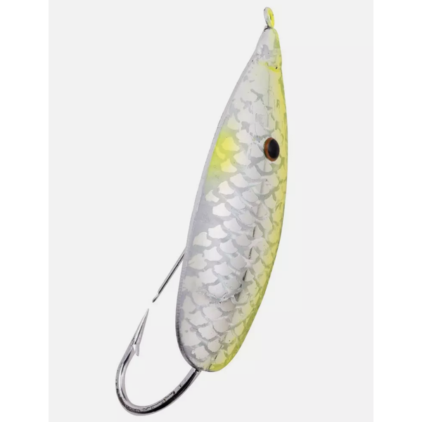 Johnson Silver Minnow Spoon 1/4oz Chartreuse Flash