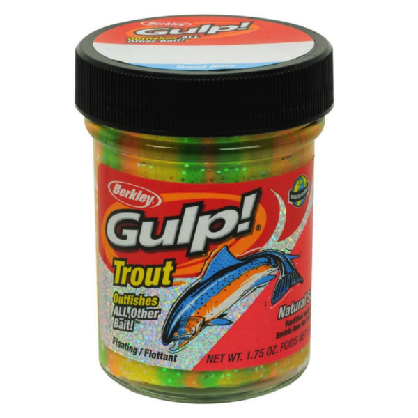 Gulp Trout Dough Rainbow Candy 1.75oz Jar