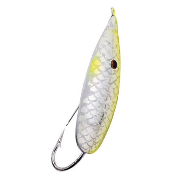 Johnson Silver Minnow Spoon 1/2oz Chartreuse Flash