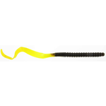 PowerBait Power Worm 10" Green Pumpkin Chartreuse 8-pk