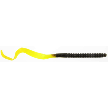 PowerBait Power Worm 10" Green Pumpkin Chartreuse 8-pk