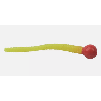 PowerBait Mice Tails 2" 15-pk Fl Red Chartreuse