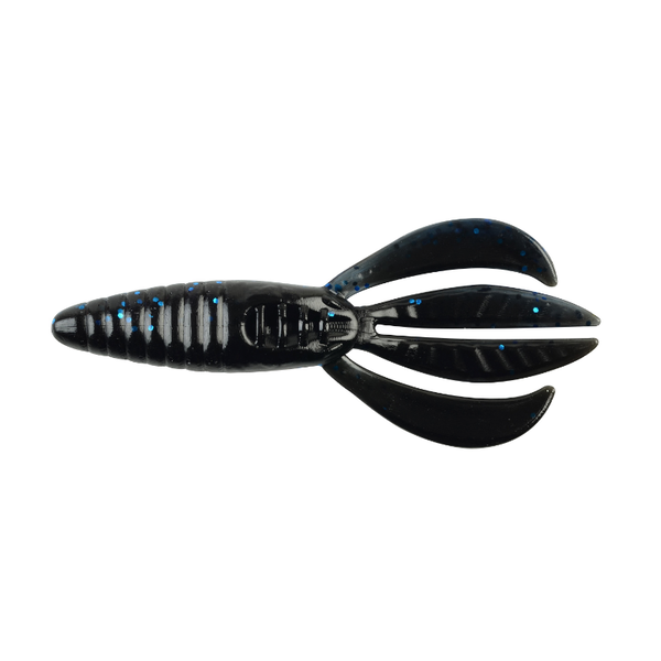 PowerBait Pit Boss 4" Black Blue 8-pk