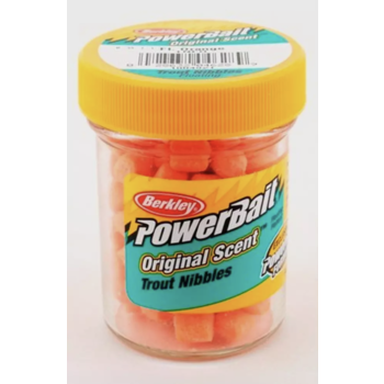 PowerBait Trout Nibbles Fl Orange 1.1oz
