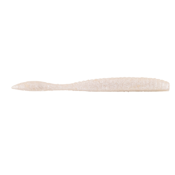 PowerBait MaxScent Flat Worm 3.6" White Pearl 10-pk