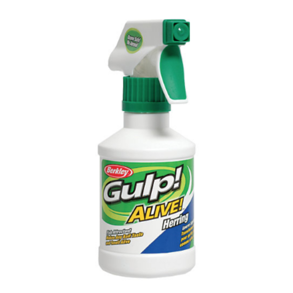 Gulp Alive Herring Attractant Spray 8oz Bottle.