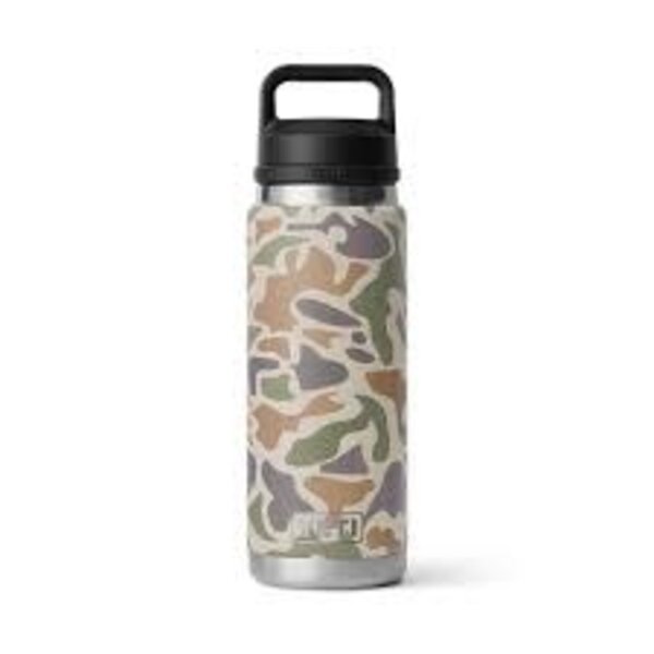 Yeti Rambler 769mL Bottle w/Chug Cap. Tan Camo
