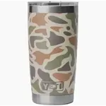 Yeti Rambler 591mL Travel Mug w/Stronghold Lid. Tan Camo