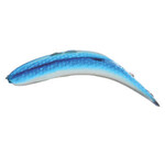 Worden's FlatFish F-6 Metallic Silver Blue Scale Single Hook
