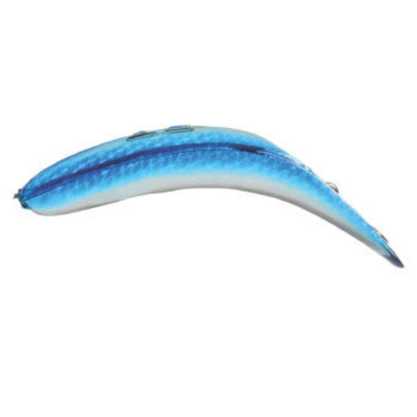 Worden's FlatFish F-6 Metallic Silver Blue Scale Single Hook