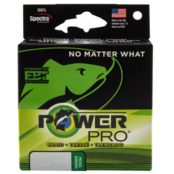 PowerPro Spectra Braid 50lb Moss Green 300yds