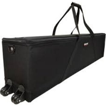 Lakewood Deluxe Double Hard Case Black w/Wheels & Foam Inserts