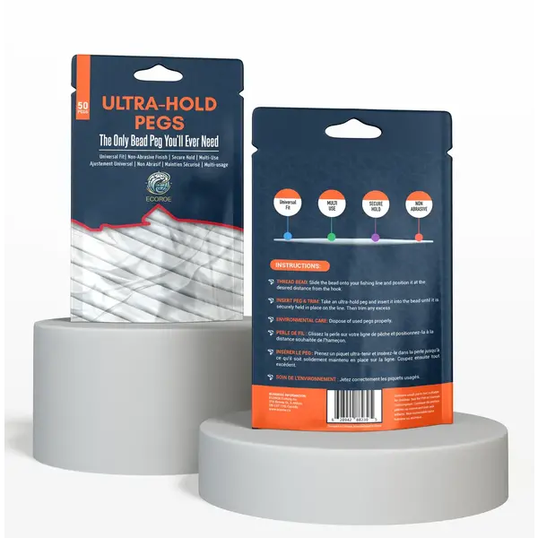 ECOROE Ultra-Hold Bead Pegs Orange
