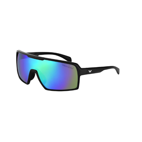 WaterLand Polarized Sunglasses Catchem Black Green Mirror
