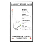 Cleardrift Tackle Stinger Blades Chartreuse/Silver Medium