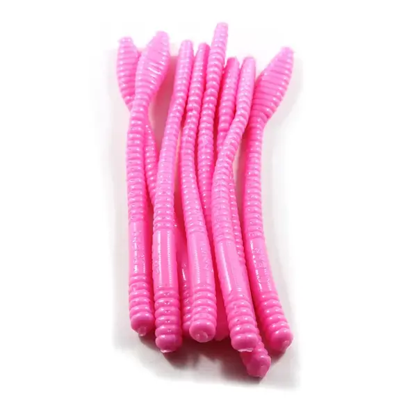 Cleardrift Tackle Ultra-light Steelhead Worm 3" Bubblegum 8-pk