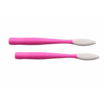 Cleardrift Tackle Steelhead Worm 3.5" Bubblegum White Tail 8-pk
