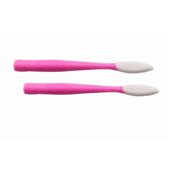 Cleardrift Tackle Steelhead Worm 3.5" Bubblegum White Tail 8-pk