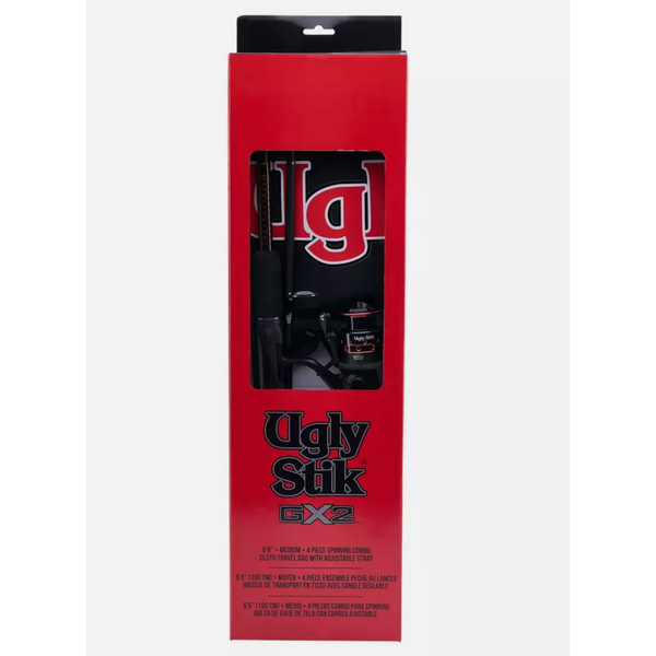 Shakespeare Ugly Stik GX2 Travel Spinning Kit 7'M 4-pc