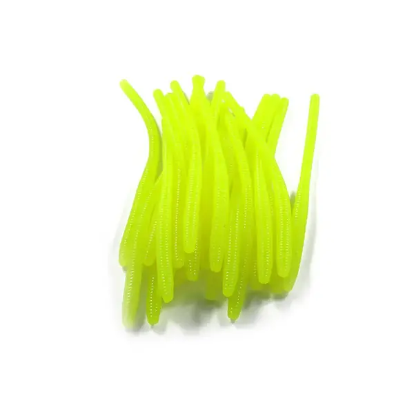 Cleardrift Tackle Trout Worm 2.5" Chartreuse 20-pk