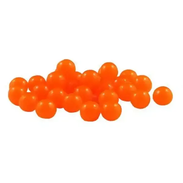 Cleardrift Tackle Soft Bead 8mm Orange Haze 40-pk