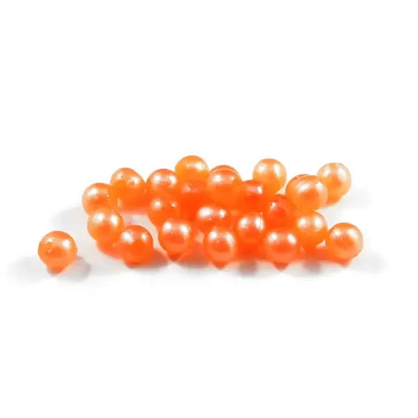 Cleardrift Tackle Solid Soft Bead 8mm Orange Pearl 30-pk