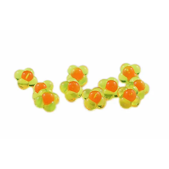 Cleardrift Tackle Embryo Egg Clusters Chartreuse Orange Dot 10-pk