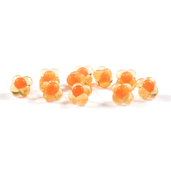 Cleardrift Tackle Embryo Egg Clusters Medium Natural Orange/Orange Dot