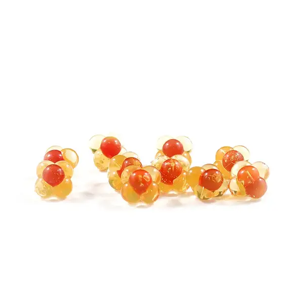 Cleardrift Tackle Embryo Egg Clusters Medium Natural Orange/Red Dot