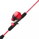 Shakespeare Reverb Spincast Combo Red Black 5'6M 2-pc