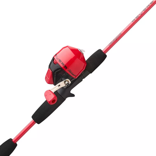Shakespeare Reverb Spincast Combo Red Black 5'6M 2-pc