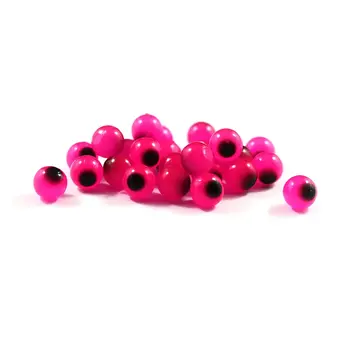 Cleardrift Tackle Embryo Soft Bead Hot Pink/Black Dot 8mm